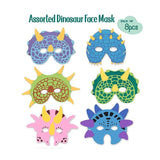 Dinosaur Foam Masks In Bulk- Assorted