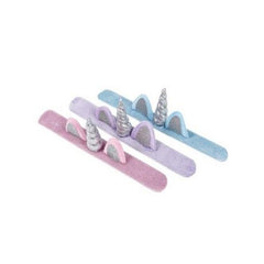 Unicorn Horn Plush Slap Bracelet kids toys (1 Dozen=$47.99)