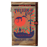 Legend of Kush Marijuana Burlap Bag - Vintage Cannabis Storage