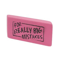 Jumbo Big Mistake Wedge Erasers In Bulk