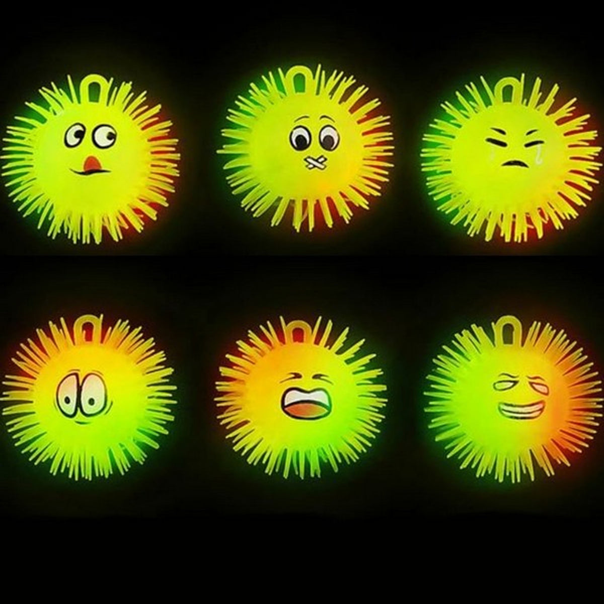 Light-Up Emoticon Puffer Ball kids toys ( 1 Dozen=$26.99)