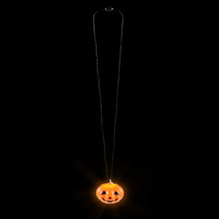 Light-Up Jack O Lantern Kid Necklace In Bulk