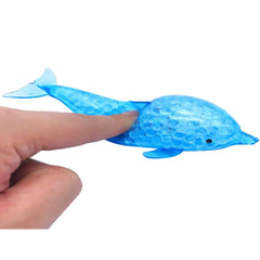 7.5'' Light Up Dolphin Squeezy Bead Fidget Toy For Kids