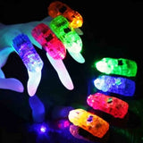 Bulk Flashing Light Up Finger Rings - Assorted