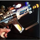 Light Up Submachine Gun with Military Robot & Sound Toy For Kids (Sold By Piece)