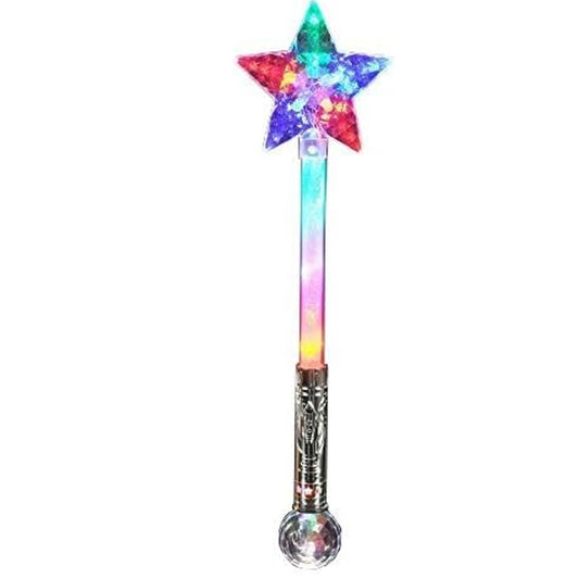 Wholesale Rainbow Magic Light Up Star Wands Ball Toy For Kids (Sold By Dozen)y