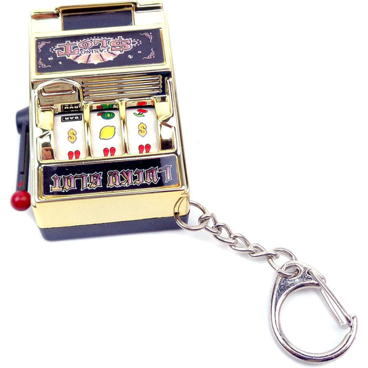 Wholesale Magikon  Mini Slot Machine Bank with Keychain Accessories( Sold By - 6 PCS)