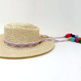 Striped Crochet Tassel Tip Hat Band {Sold In 6 Pcs=$74.99}