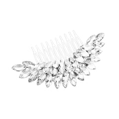 Flower Marquise Stone Cluster Assorted Bridal Hair Clips (Sold by DZ=$101.88)