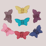 Wholesale Matte Solid Color Butterfly Crab Hair Claw Clips (Sold by DZ)