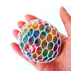 Wholesale Mesh Squishy Stress Relief Squeeze Grape Balls Toy (Sold By - 144 Piece)