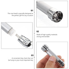 New Mini LED Torch Keychain & Portable Pocket Flashlight Keyring -Assorted (Sold  By Dozen)