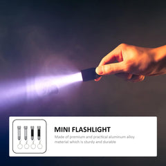 New Mini LED Torch Keychain & Portable Pocket Flashlight Keyring -Assorted (Sold  By Dozen)