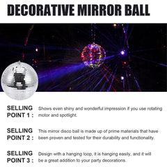 Wholesale 20 Inch Silver Mirror Reflection Ball - For Home Event & Party Decoration (Sold By Piece)