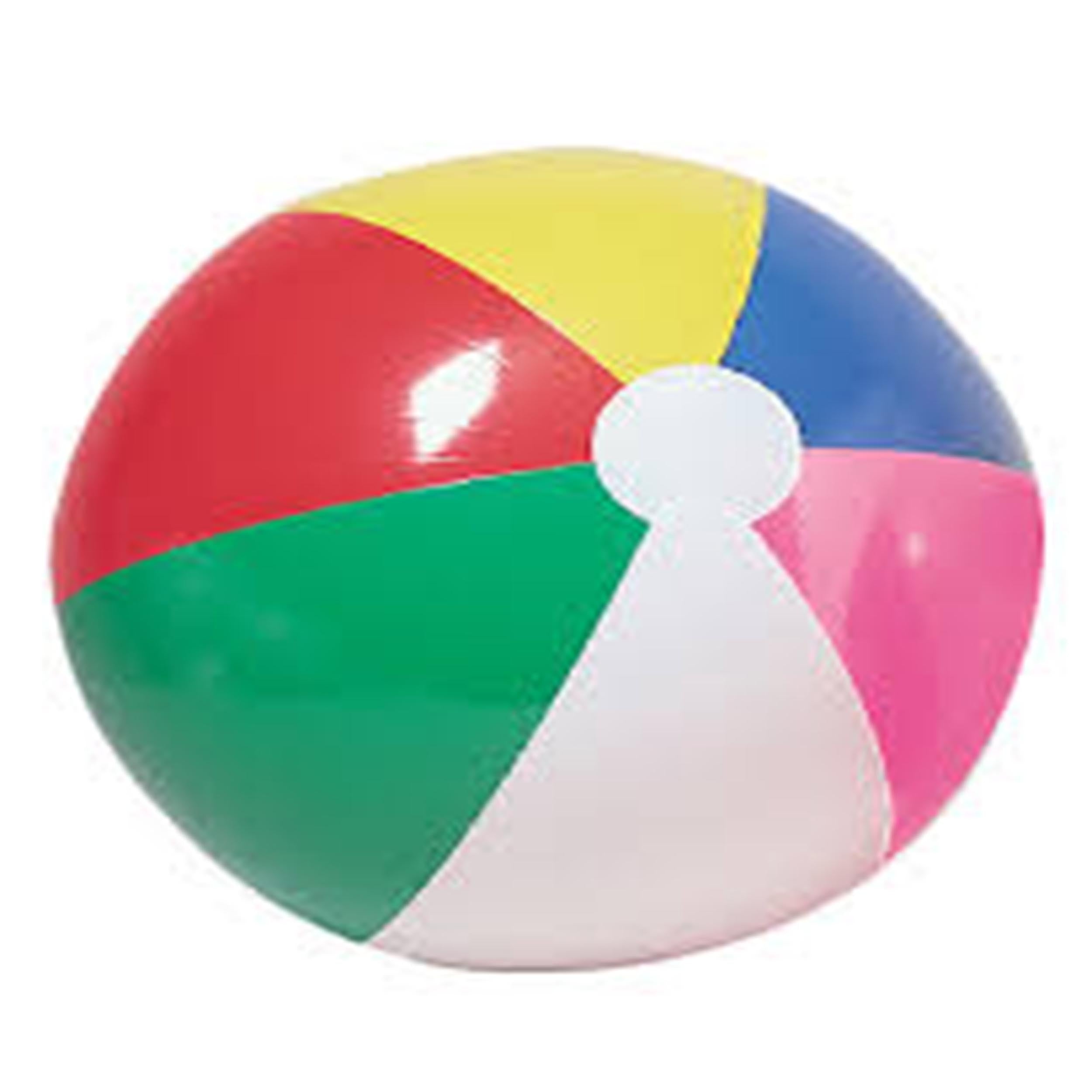 6" Multi-color Beach Ball Inflate - Pack of 12 - Fun Outdoor Toy for Summer Assorted Colors (MOQ-12)