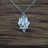 Wholesale New Stylish Believe Bigfoot Sasquatch Necklace on 20" Chain