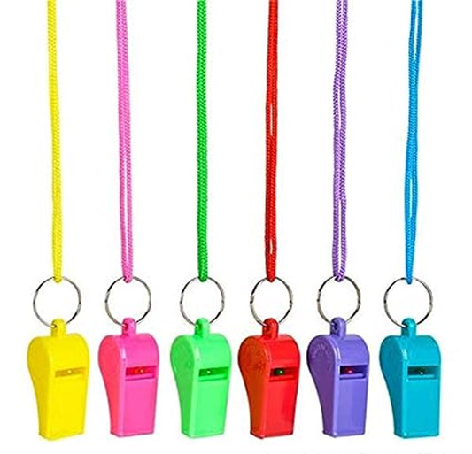 Neon Whistle For Kids In Bulk- Assorted