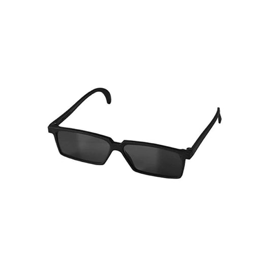 Black Color See Behind Adjustable Sunglasses