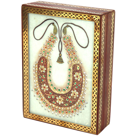 Wholesale Marble Necklace Design Jewelry Box Perfect Crafts For Gift (MOQ-10)