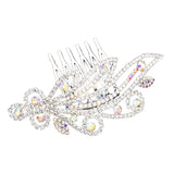 Rhinestone Leaf Design Hair Clips for Bridal (Sold In Pcs= $7.99)