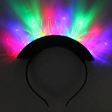 Wholesale New Spike Mohawk Colorful LED Light Up Headbands For Kids (MOQ-6)