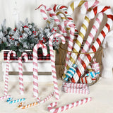 Christmas Decoration Children Dance Performance Crutch Candy Props Pink White Painted Studio Shooting Scene Layout