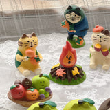 27june Fengshou Cute Cat Ins Decorative Resin