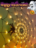 2907BA Halloween Decoration Pumpkin Lamp Party Scene Layout Spider Net Light Accessories Glowing Night Lights Atmosphere Hanging Light