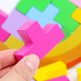 Kindergarten Kids Hand-Eye Coordination Russian Swing Bricks Pro Music Concentration Balance Puzzle Building Blocks Toys