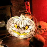 0709BA Halloween Decoration Light-Emitting Pumpkin Skeleton Props Haunted House Secret Room Bar Scenic Spot Night Show Party Decoration Pendant