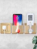 Wall-Mounted Punch-Free Charger Storage Box Mobile Phone