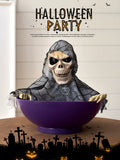 0709BA Halloween Skull Sugar Tray Props Shop Decoration Supplies Party Kindergarten Children Classroom Bar Decoration Supplies