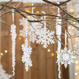 Hromeo Acrylic Snowflake Ceiling Decoration Christmas