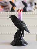 2808BA Halloween Decoration Vampire Crow Lantern Festival Decoration Props Candlestick Decoration LED Electronic Candle Light Pumpkin