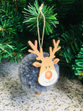 Christmas Decoration Five-Pointed Star Doll Deer Decoration Creative Puppet Window Desktop Plush Small Pendant Hanging Decoration