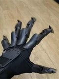 0709BA Black Dragon Hand Claw Movable Joint Flexible and Changeable Gloves Toy Halloween Role Play Horror Ghost Hand Props