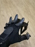 0709BA Black Dragon Hand Claw Movable Joint Flexible and Changeable Gloves Toy Halloween Role Play Horror Ghost Hand Props