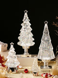 2024 New Arrival Desktop Mini Luminous Tree Christmas Tree Christmas Decoration Decoration Atmosphere Decorative Lamp Layout