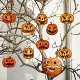 2907BA New Halloween Decoration Pumpkin Pendant Halloween Party Atmosphere Decoration Pumpkin Ornaments Hanging Ornaments Dress up Bar