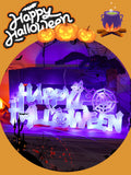 Halloween Pumpkin Lamp Scene Theme Layout Atmosphere Scene Party Supplies Wall Decorations Toy Decoration Background