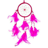 Beautiful Design Pink Dreamcatcher 3.5" x 10" - Bohemian Wall Decor