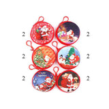 Christmas Santa Claus Coin Purses  (Sold By Dozen=$23.88)