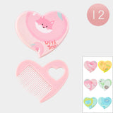 Heart Mirror Hair Brushes (Sold by the DZ=$23.88)