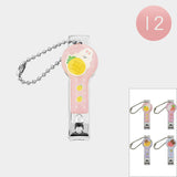 12PCS - Fruit Printed Nail Clippers Wholesale