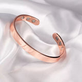 Pure Copper Super Eight Magnetic 10mm Bracelet - Healing and Style