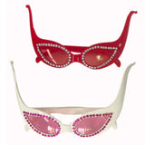 Wholesale Jeweled Cat Eye Party Glasses - Glamorous Party Eyewear