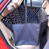 Pet carriers Fabric Paw pattern Car Back Seat