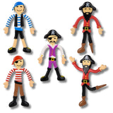 Bendable Twist Pirate Kids Toy – Assorted