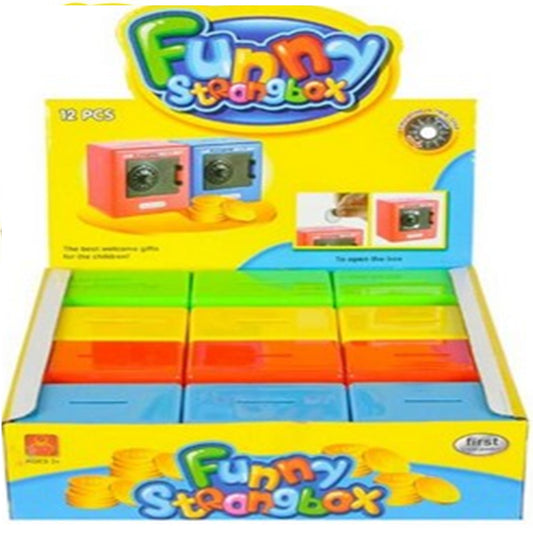 Wholesale Plastic Combination Safe Bank kids toys- Assorted
