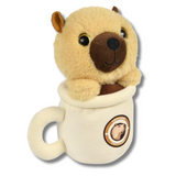 Cute Animal Coffee Cup Soft Plush Kids Toy In Bulk - Assorted